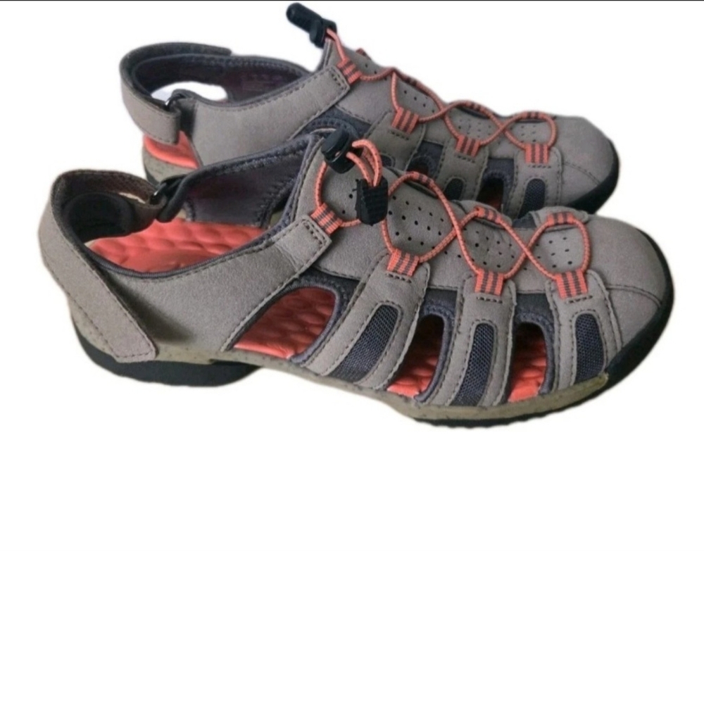 Clarks Women’s Tuvia Melon Fisherman Shoes Sandals Tan Size 9M